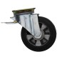 Pivoting Wheel With Platinum + Brake Ø160mm