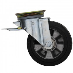 Pivoting Wheel With Platinum + Brake Ø160mm